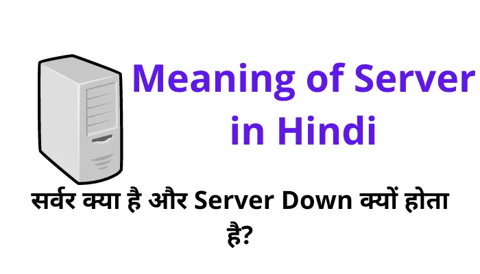 Meaning of Server in Hindi