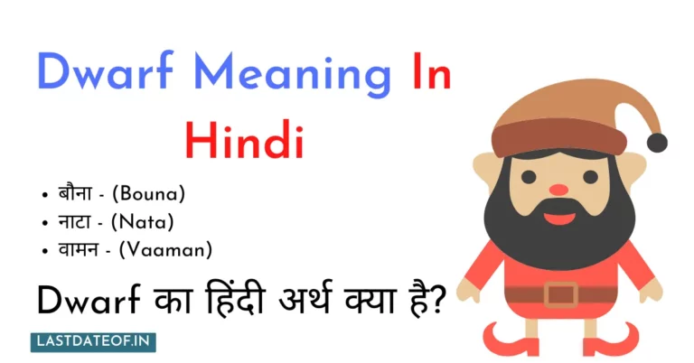 Dwarf Meaning In Hindi | Dwarf का अर्थ हिंदी में