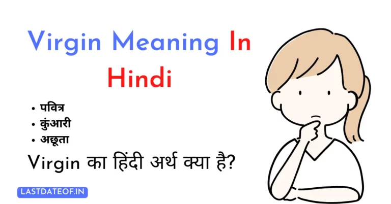 Virgin Meaning in Hindi | Virgin का हिंदी में अर्थ