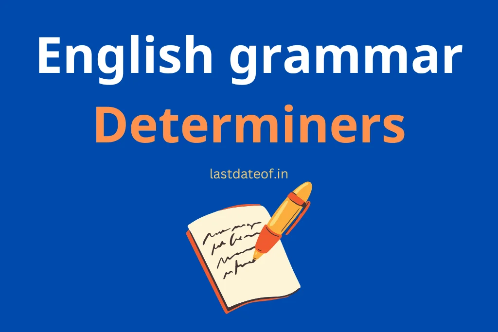 English grammar Determiners